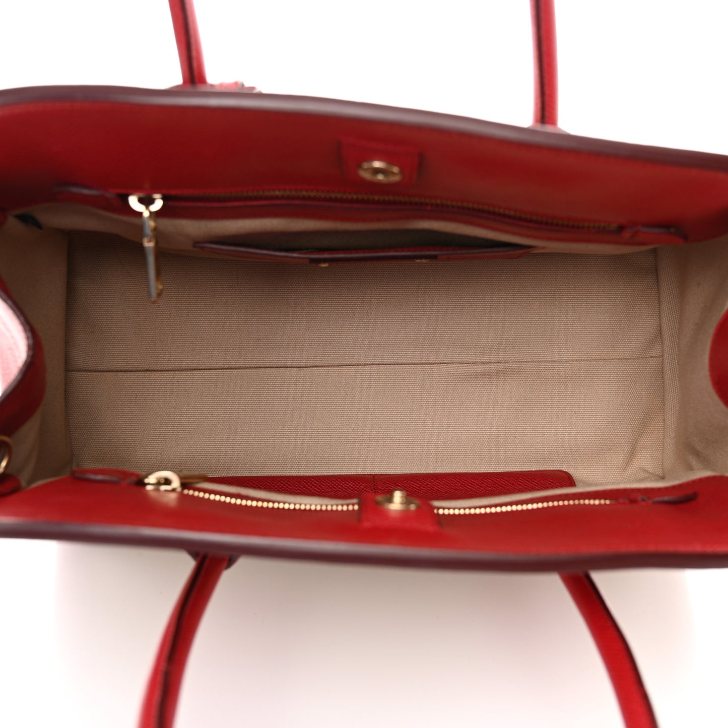 Canapa Saffiano Cuir Tote Corda Fuoco