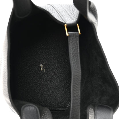 Hermes Taurillon Clemence Picotin Lock 18 PM Black 5 of 13
