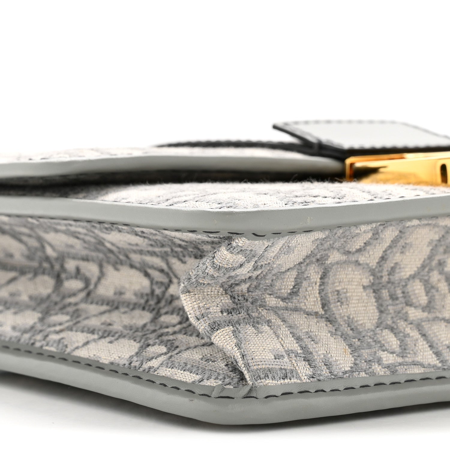 Christian Dior Oblique 30 Montaigne Flap Bag Grey 9 of 13