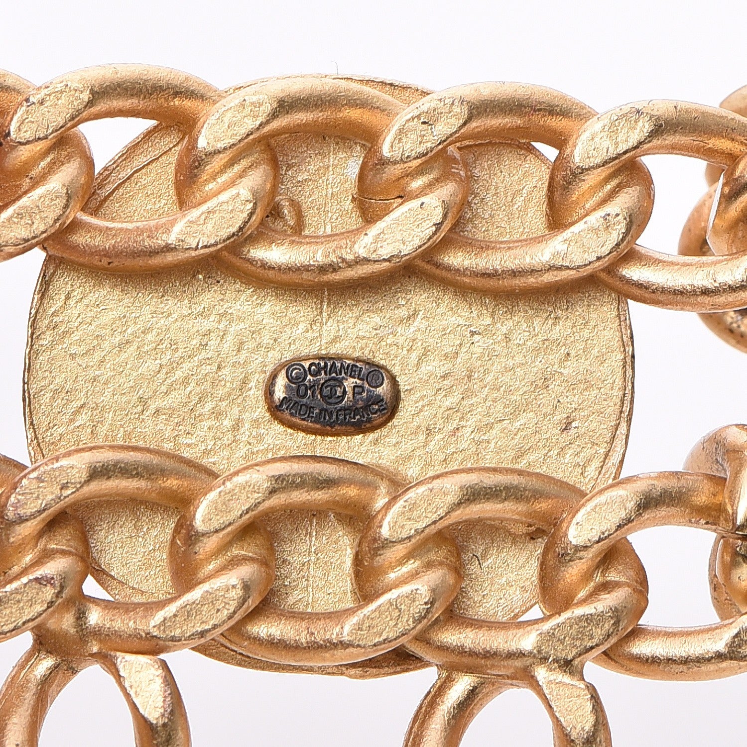 Chanel Chain Wide CC Star Medallion Belt Gold 8 of 8