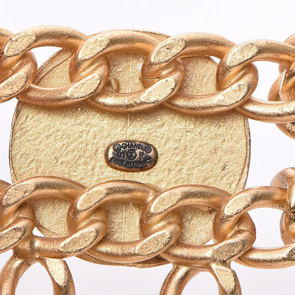 Chanel Chain Wide CC Star Medallion Belt Gold 8 of 8