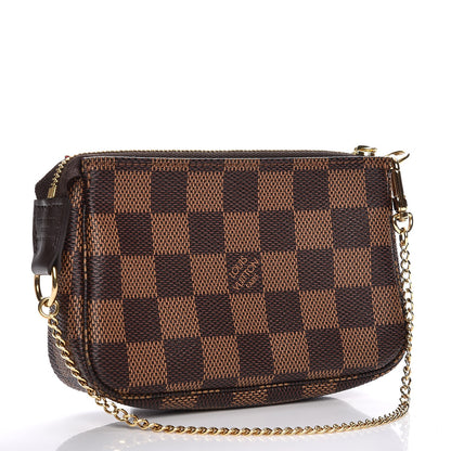 Louis Vuitton Damier Ebene Mini Pochette Accessories 3 of 8