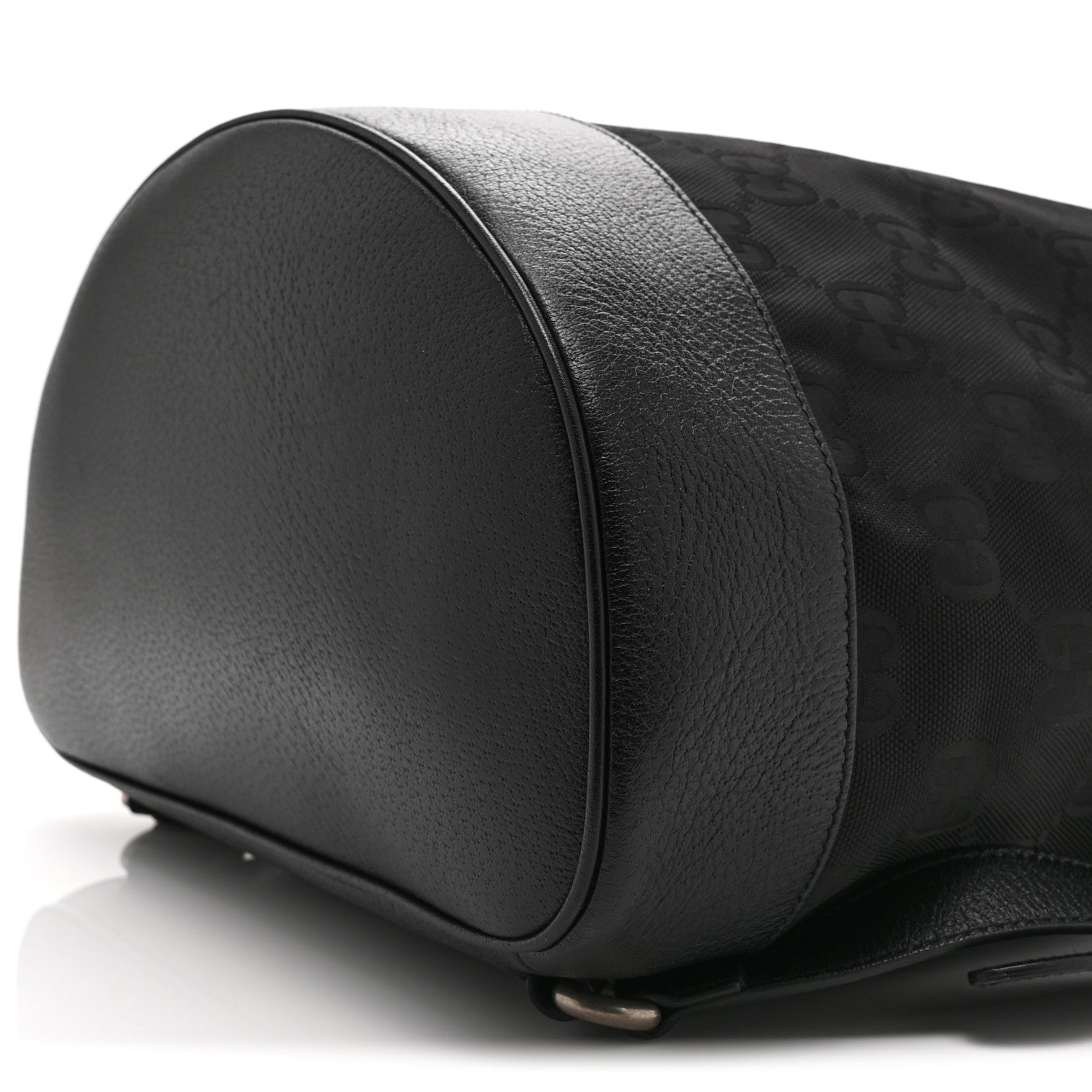 Gucci Econyl Nylon Monogram Off The Grid Drawstring Bucket Backpack Black 10 of 10