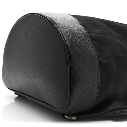 Gucci Econyl Nylon Monogram Off The Grid Drawstring Bucket Backpack Black 10 of 10