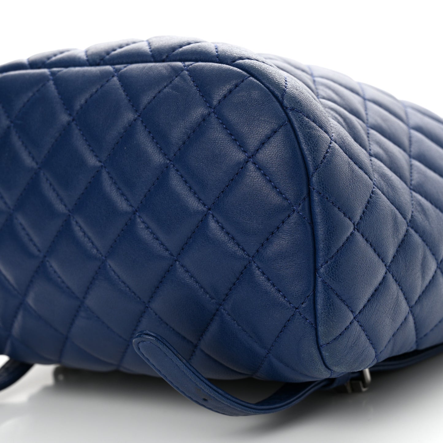 Lambskin Quilted Small Urban Spirit Backpack Blue
