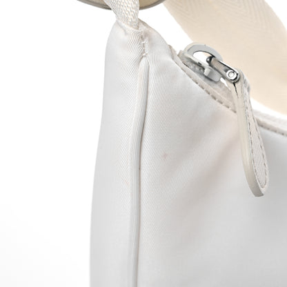 Prada Tessuto Nylon Mini Re-Edition 2000 Bag White 20 of 23