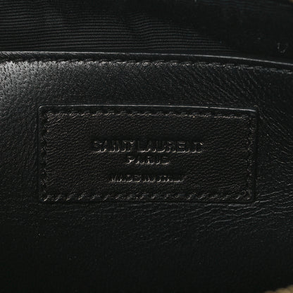 Saint Laurent Lambskin Quilted Gaby Zipped Shoulder Bag Black 6 of 12