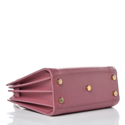 Saint Laurent Calfskin Nano Sac De Jour Rose Dark 4 of 13