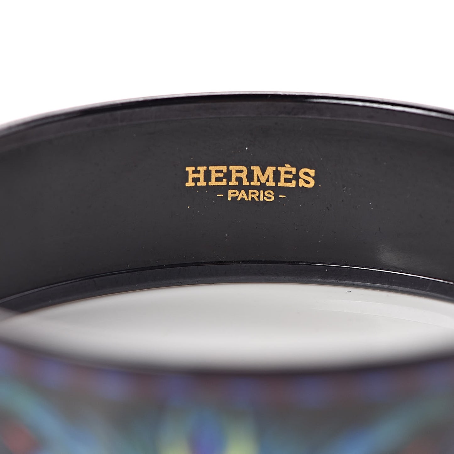 Enamel Printed Brazil Wide Bracelet 65