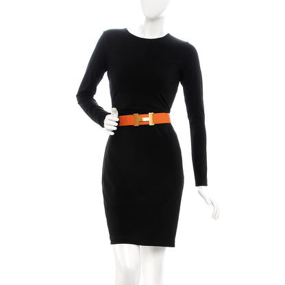 Hermes Epsom 42mm Constance2 H Belt 85 Orange Gold 2 of 10
