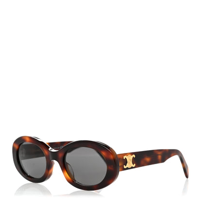 Celine Acetate Triomphe 01 Sunglasses CL 40194U Tortoise 1 of 6