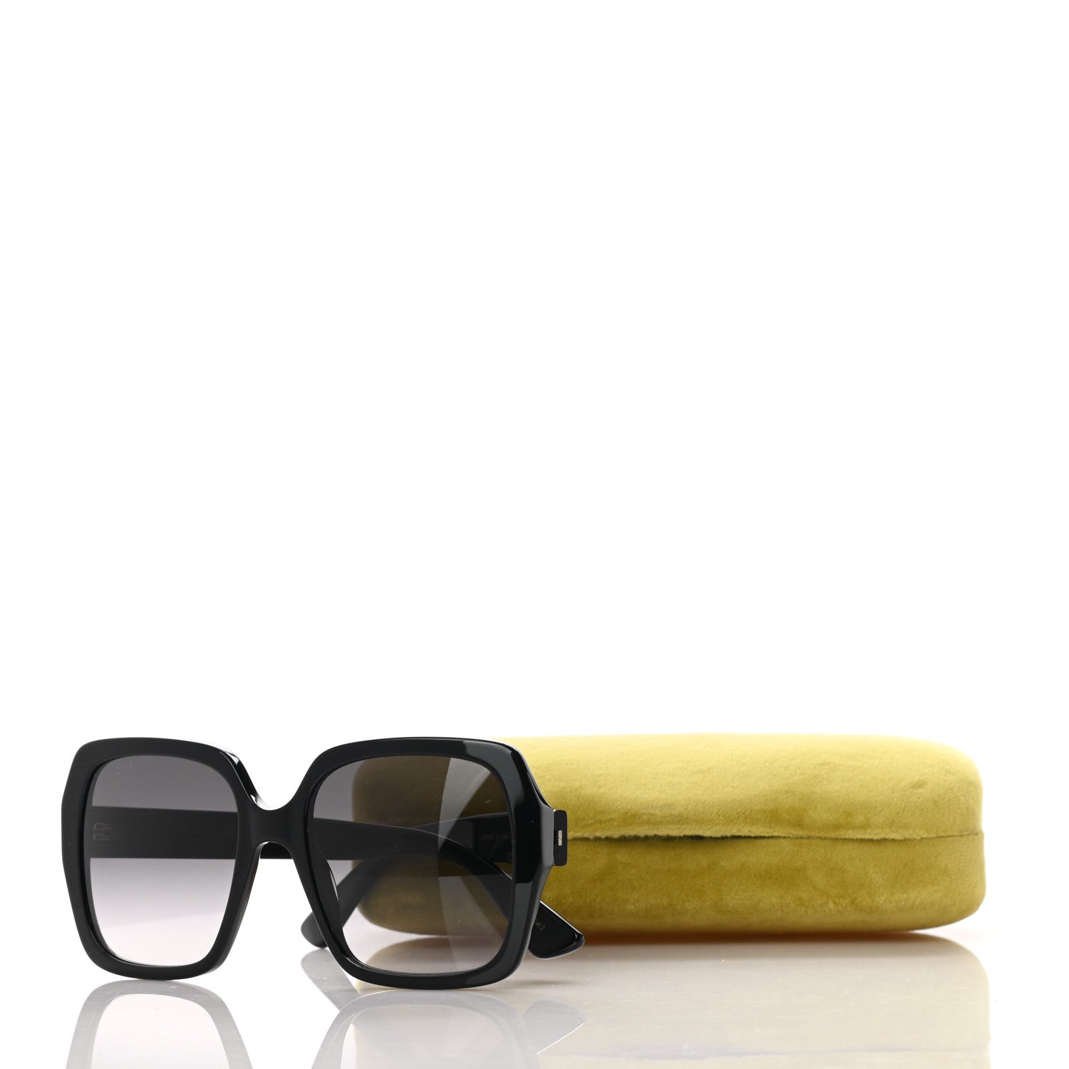 Gucci Acetate Square Frame GG0096S Sunglasses Black 8 of 8