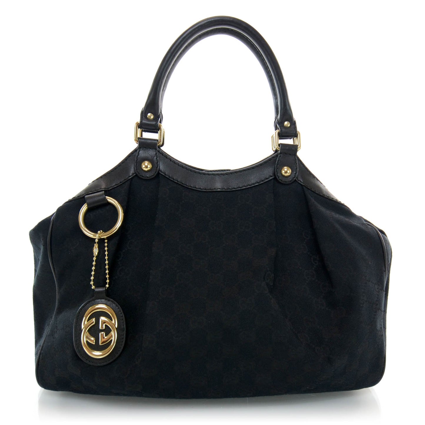 Monogram Medium Sukey Tote Black