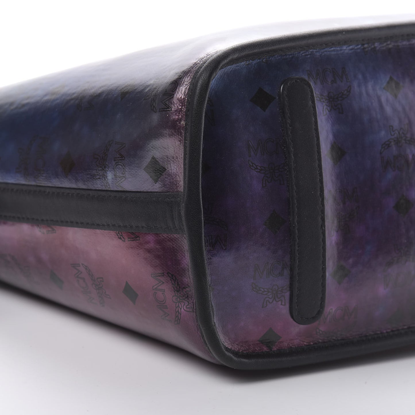 Metallic Galaxy Visetos Medium Project Reversible Shopper Tote Cognac Multicolor