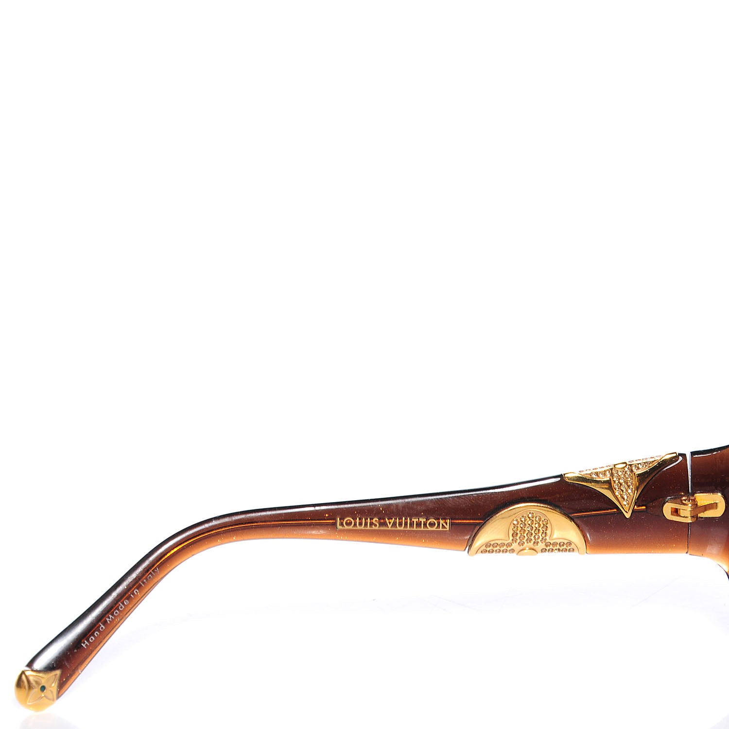 Louis Vuitton Iris PM Sunglasses Z0332W Brown 3 of 4