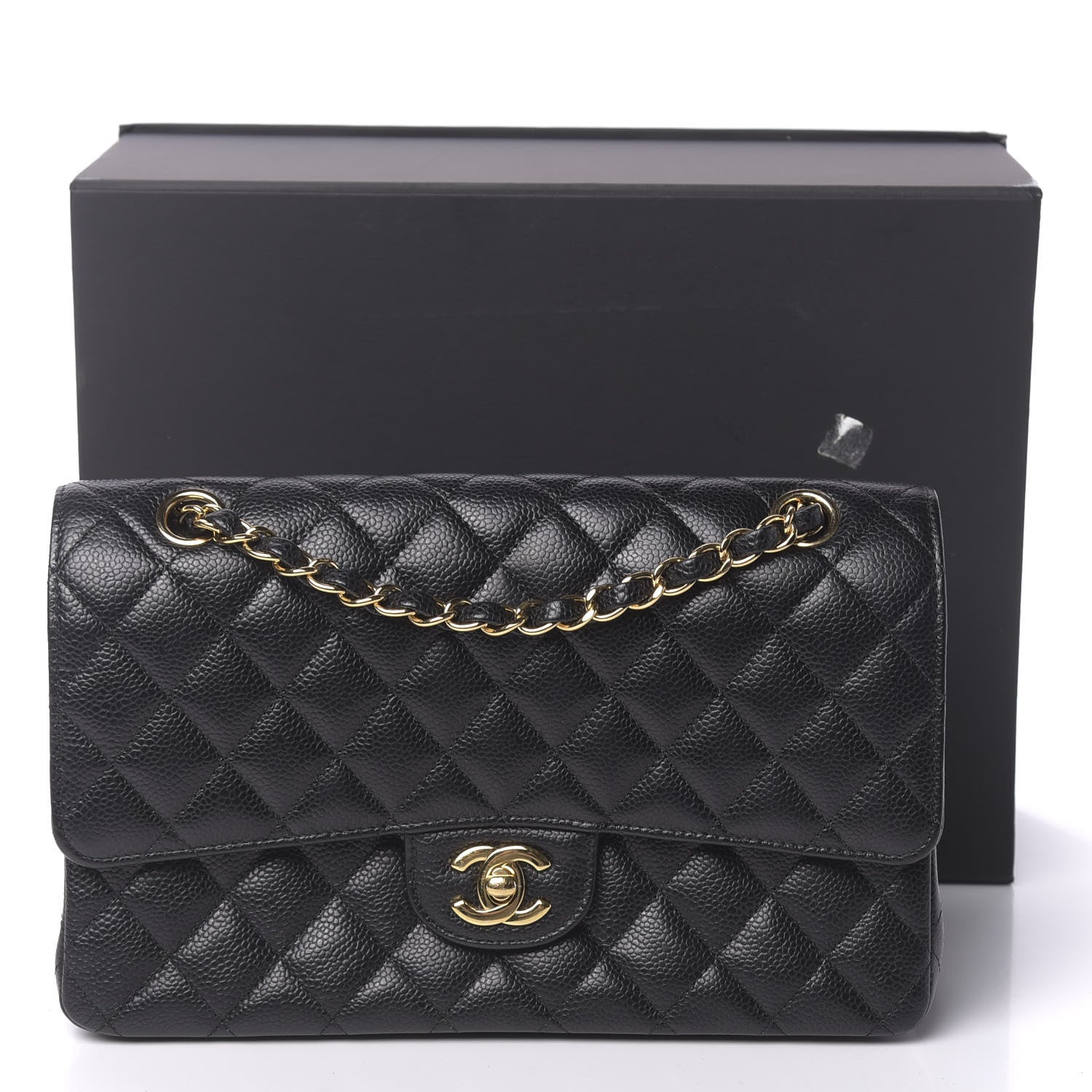 Chanel Caviar Quilted Medium Double Flap Black 21 of 21