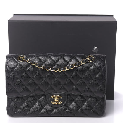 Chanel Caviar Quilted Medium Double Flap Black 21 of 21