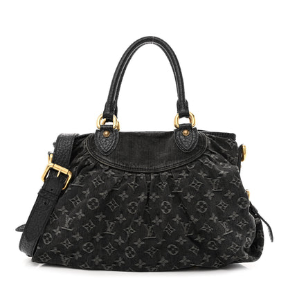 Louis Vuitton Denim Neo Cabby MM Black 1 of 15