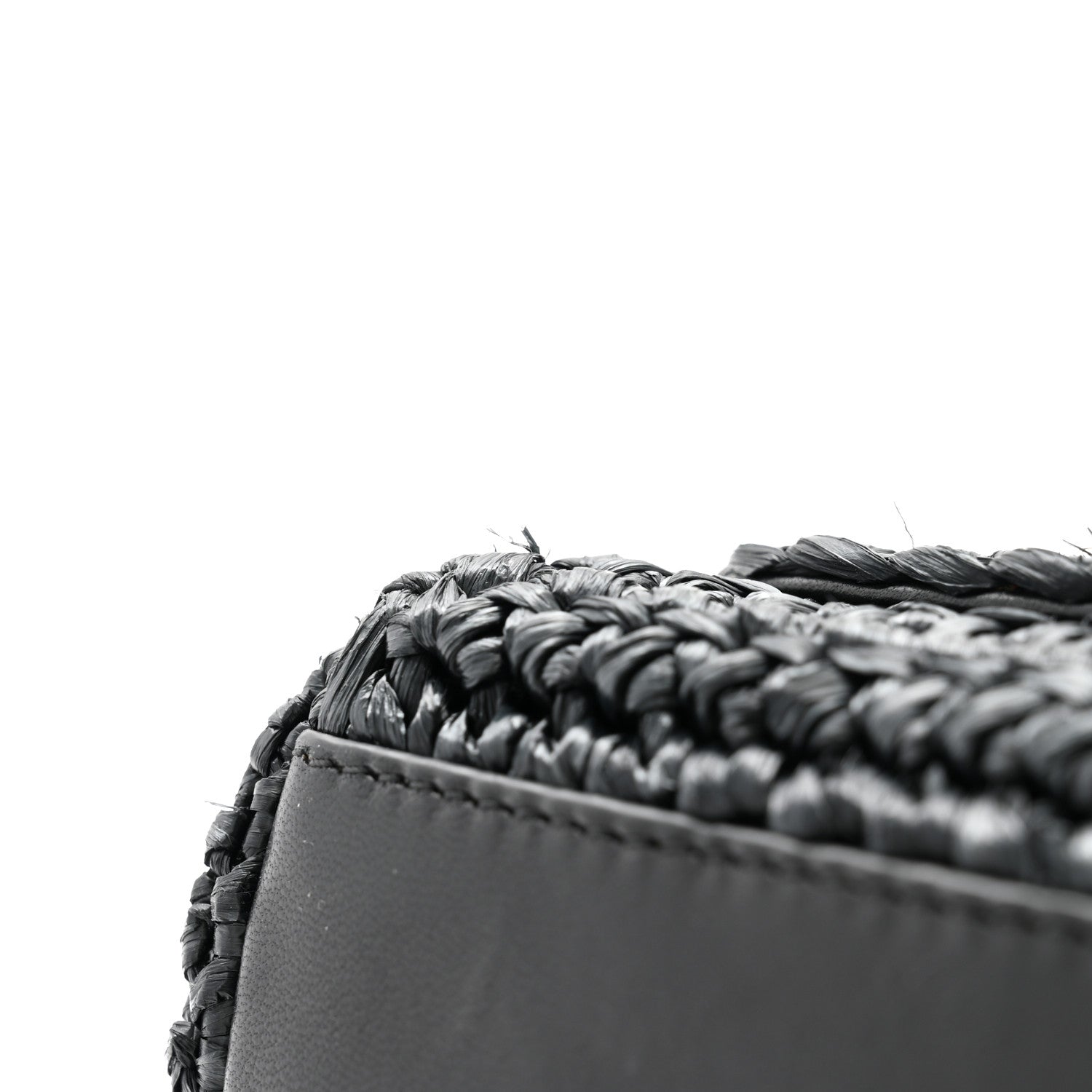 Dolce & Gabbana Raffia Crochet Micro Miss Sicily Satchel Black 10 of 12