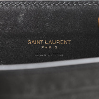 Saint Laurent Crocodile Embossed Nubuck Nano Sac De Jour Dark Anthracite 7 of 7