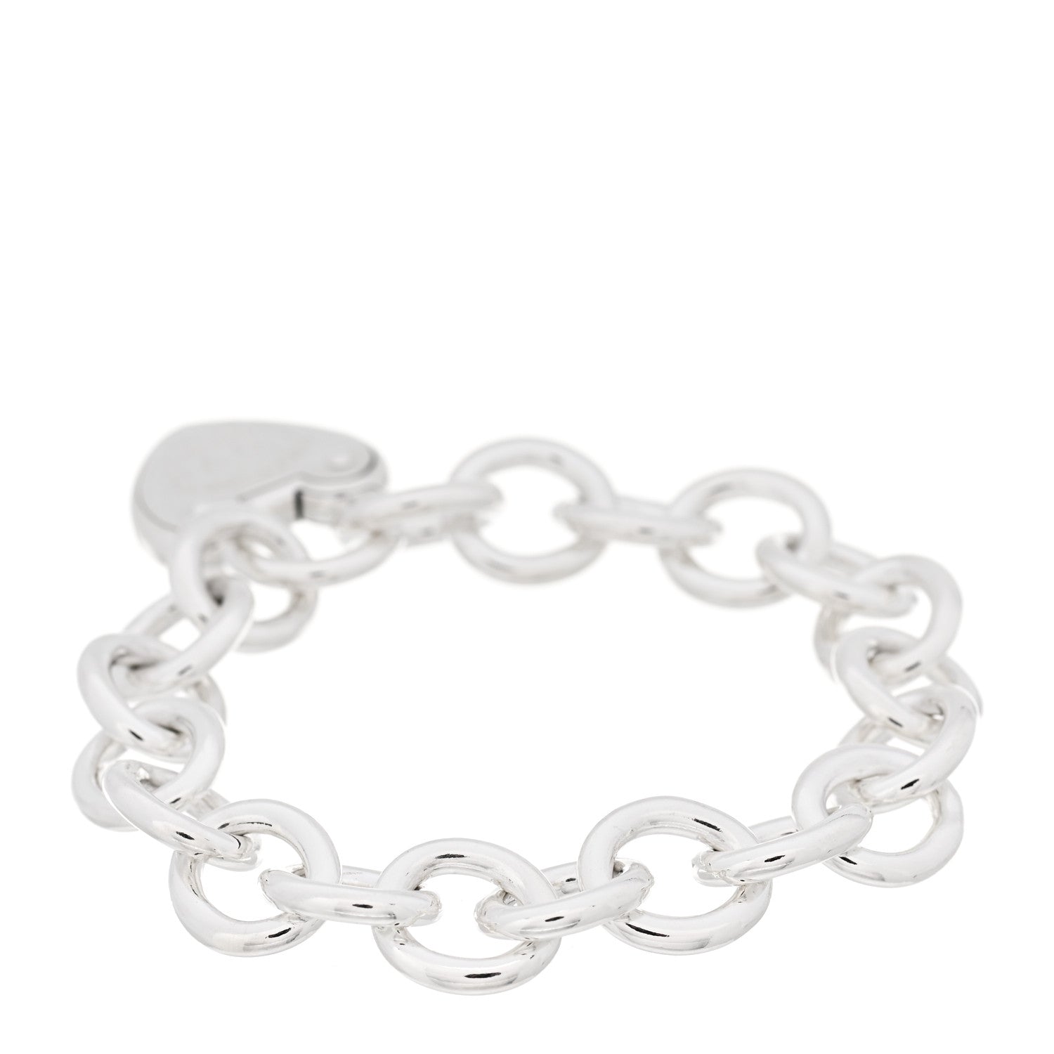Tiffany Sterling Silver Return to Tiffany Love Lock Bracelet 2 of 5