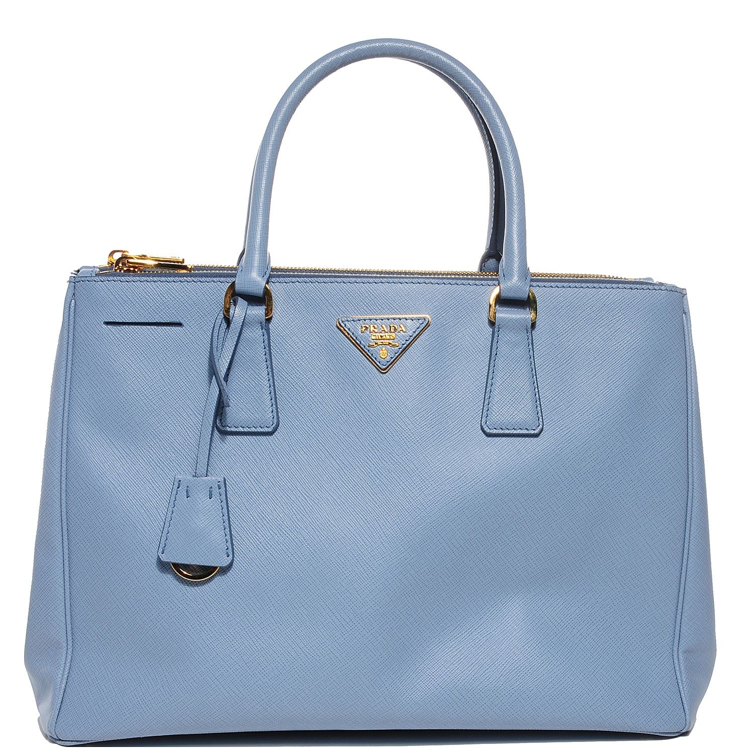 Prada Saffiano Lux Medium Double Zip Tote Astrale 1 of 8