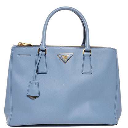 Prada Saffiano Lux Medium Double Zip Tote Astrale 1 of 8