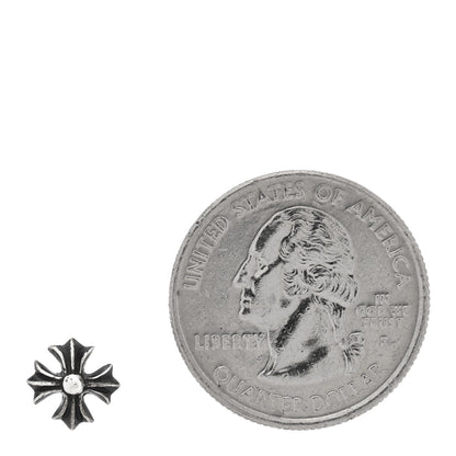 Chrome Hearts Sterling Silver Maltese Cross Single Earring 2 of 4