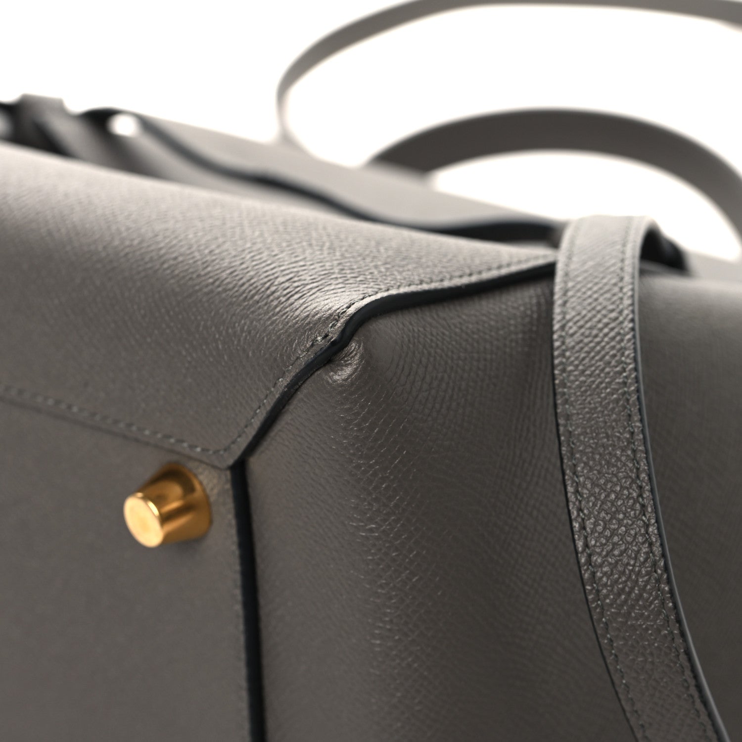 Celine Grained Calfskin Mini Belt Bag Grey 10 of 12