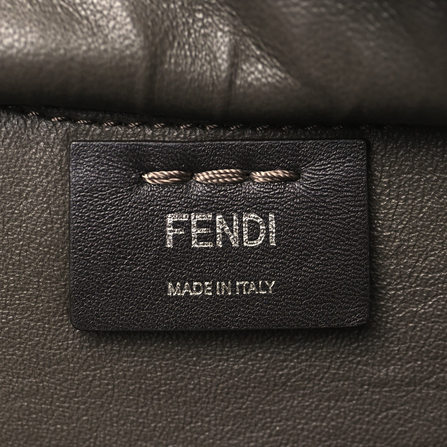 Fendi Vitello Pelo Flamingo Crocodile Embossed Petite 3Jours Tote Carbone 6 of 9