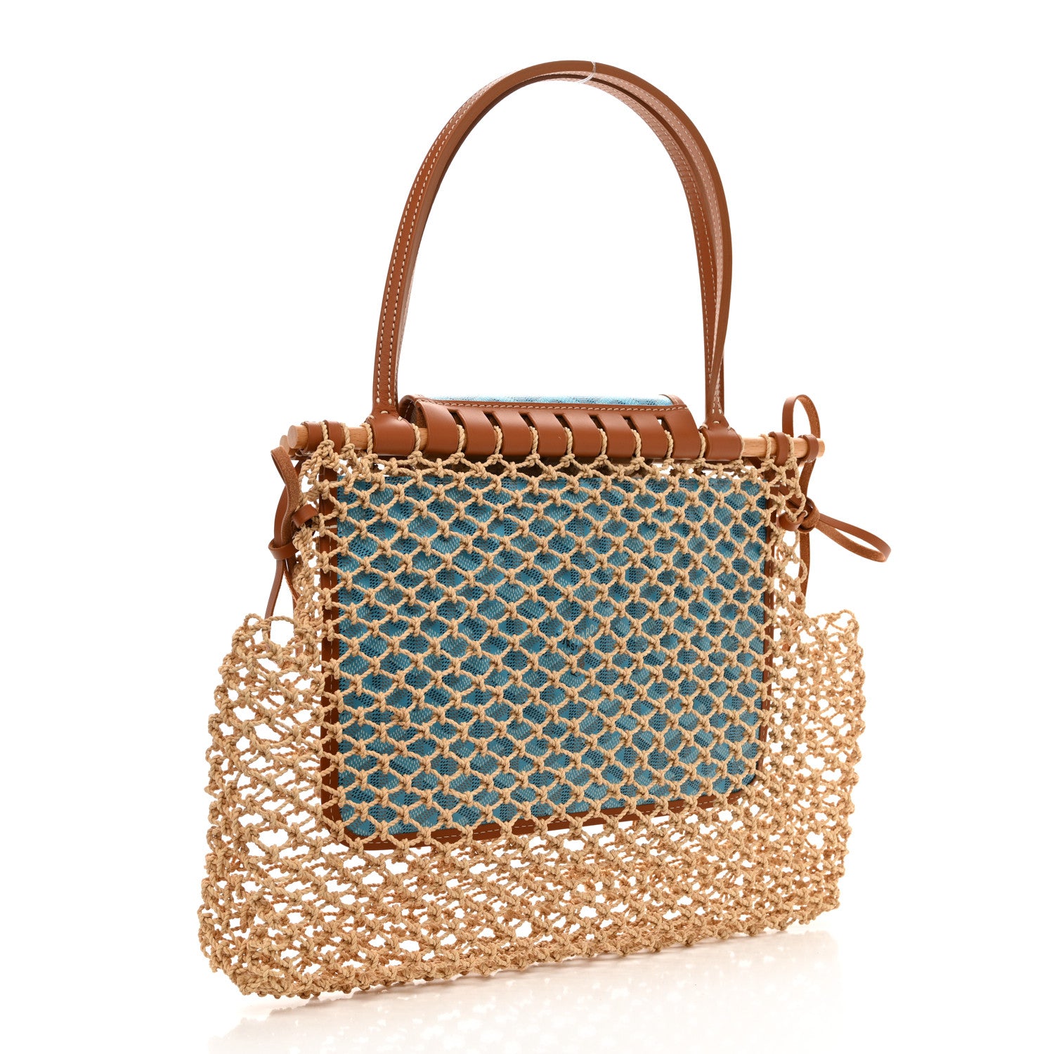 Goyard Goyardine Net Aligre Tote Blue 3 of 9