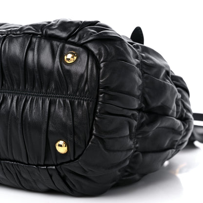 Prada Nappa Gaufre Tote Black 8 of 10