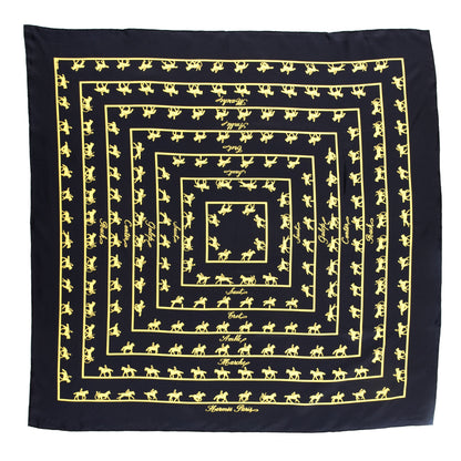 Hermes Silk Allures Scarf 90 Black 1 of 3