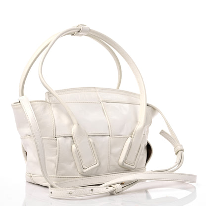 Bottega Veneta Paper Calfskin Maxi Intrecciato Mini Arco Slouch Plaster 3 of 13