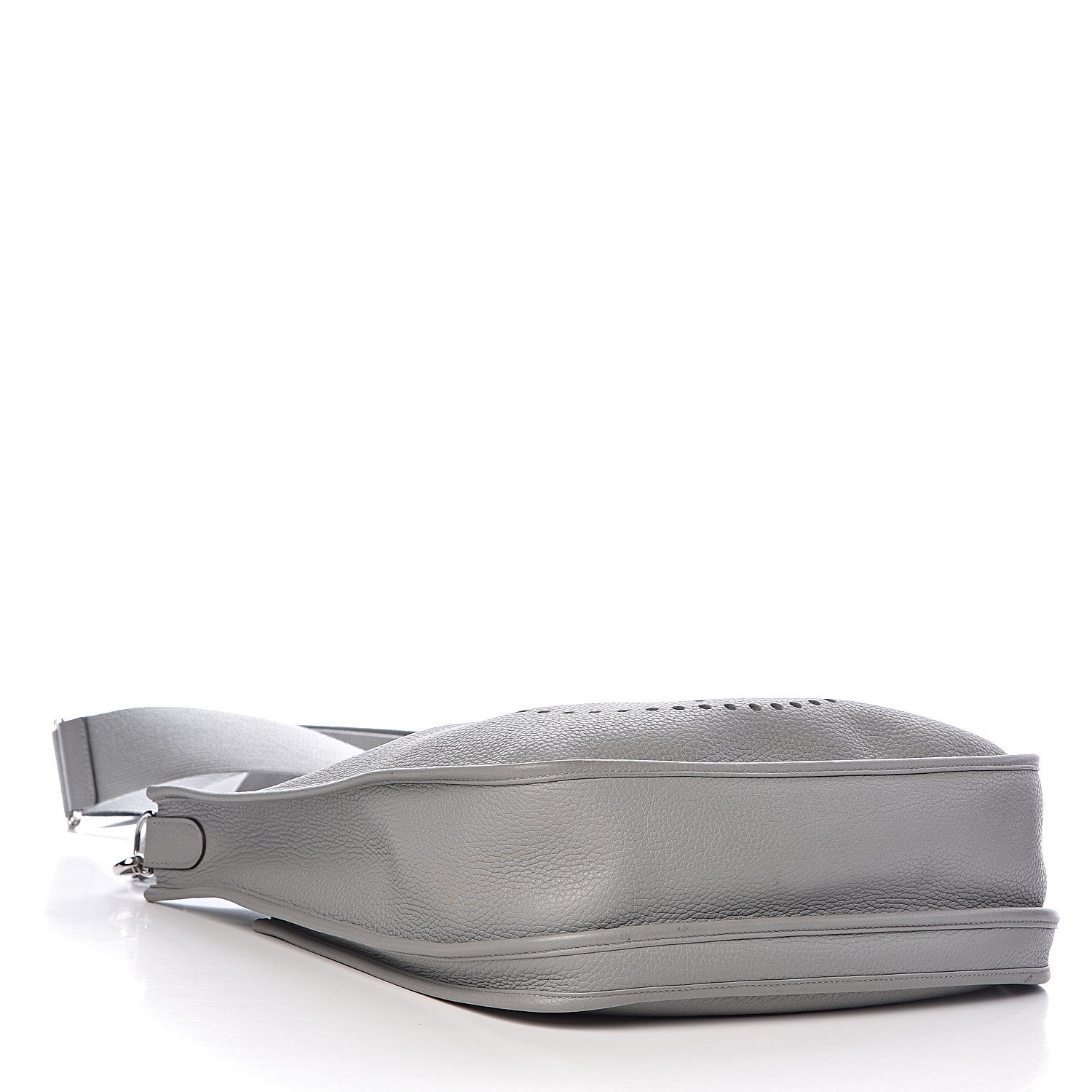 Hermes Taurillon Clemence Evelyne III GM Gris Mouette 4 of 13