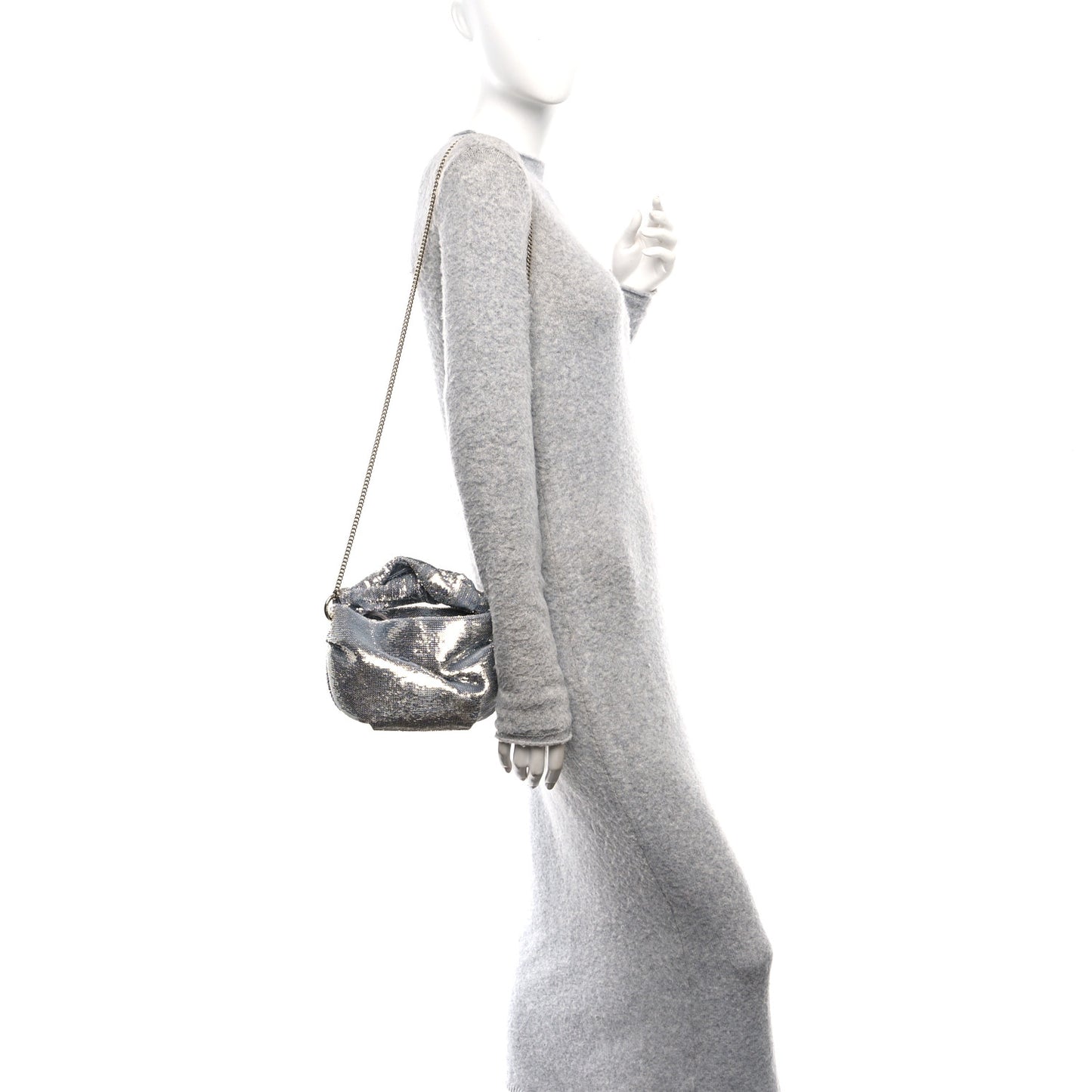 Sequin Bonny Shoulder Bag Silver