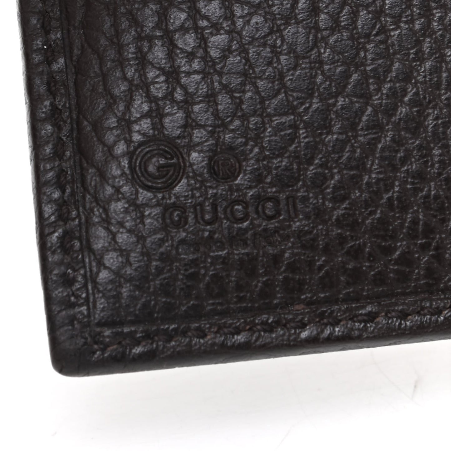 Monogram Bi-Fold Wallet Dark Brown