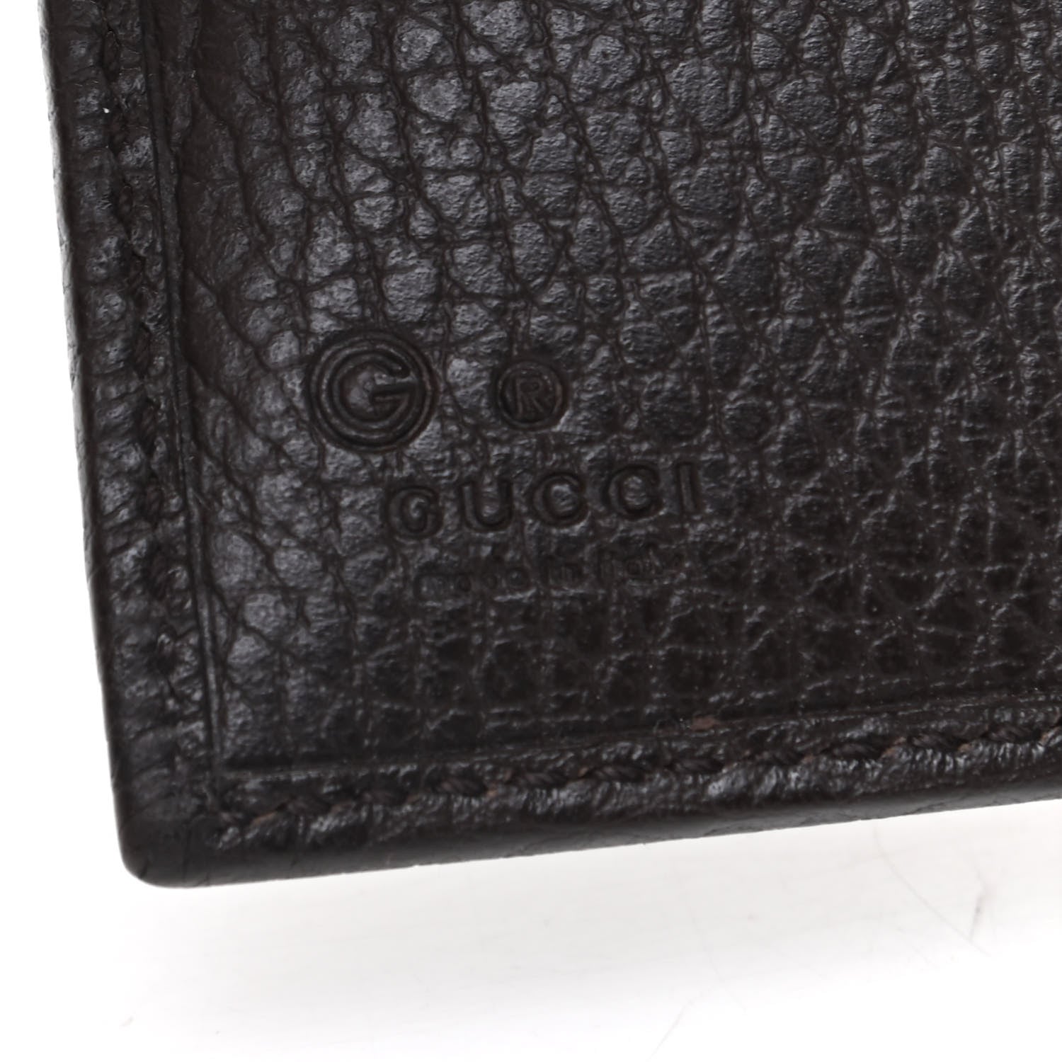 Gucci Monogram Bi-Fold Wallet Dark Brown 6 of 7