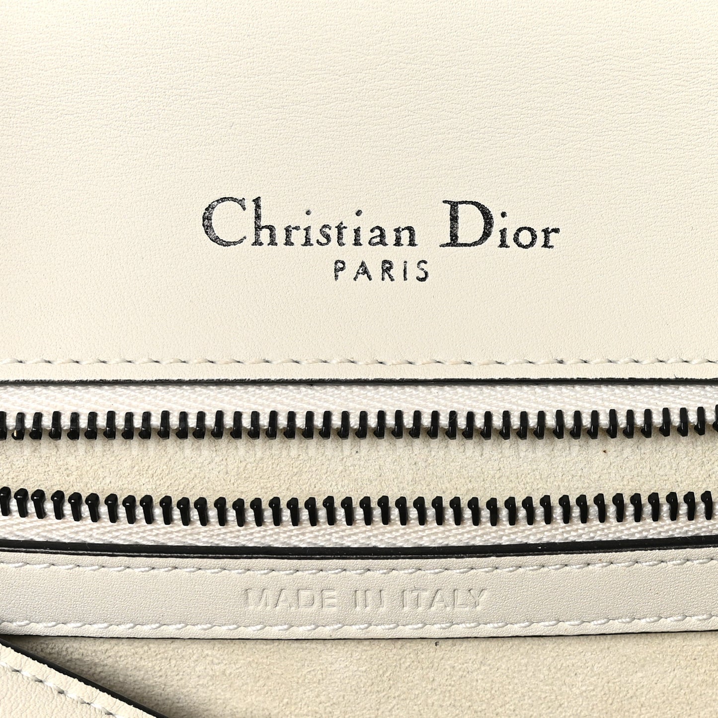 Ultra Matte Calfskin Studded Medium Diorama Flap Bag White Black