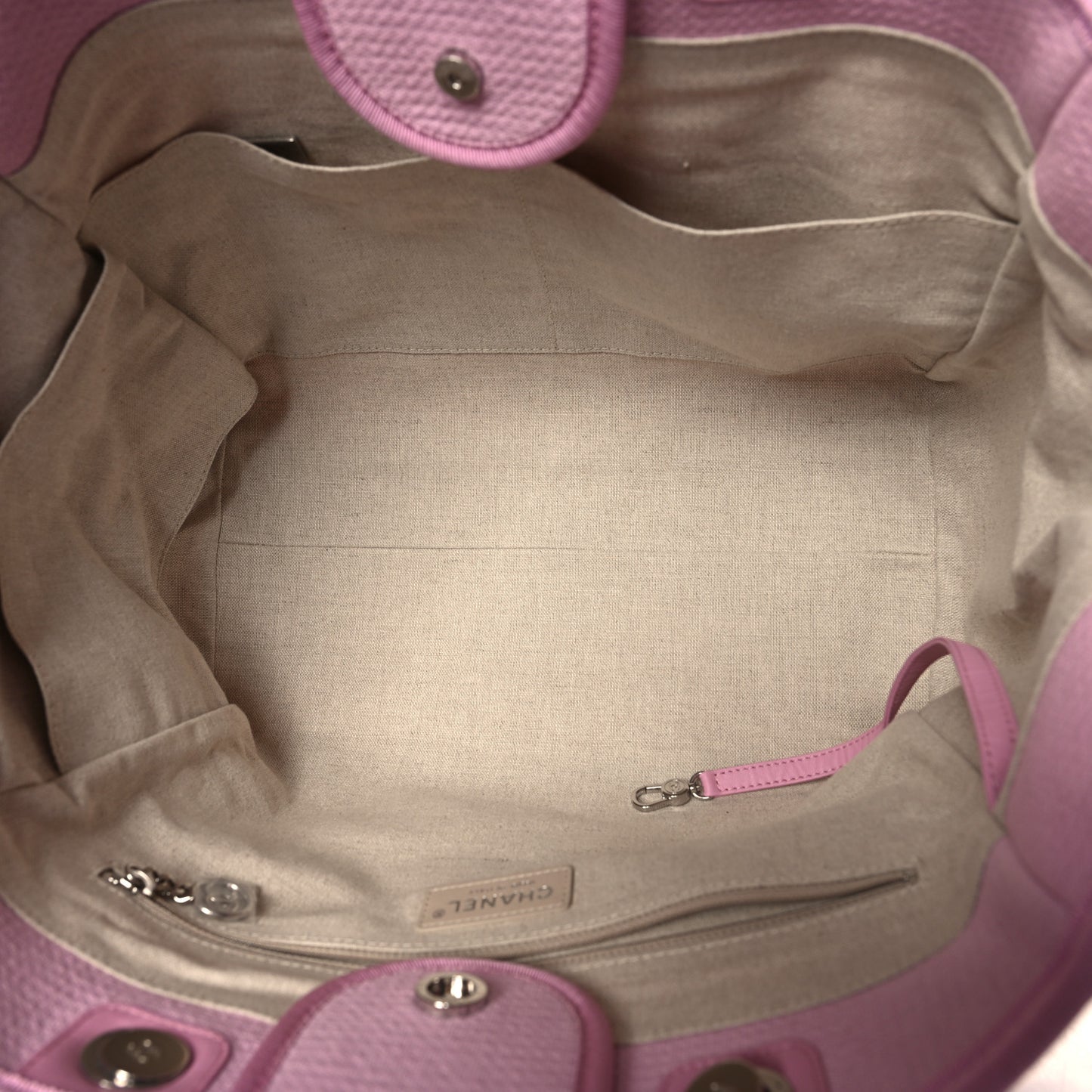 Mixed Fibers Medium Deauville Tote Dark Pink