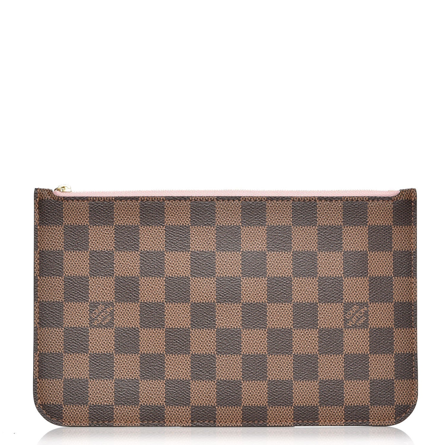 Louis Vuitton Damier Ebene Neverfull MM GM Pochette Rose Ballerine 1 of 8