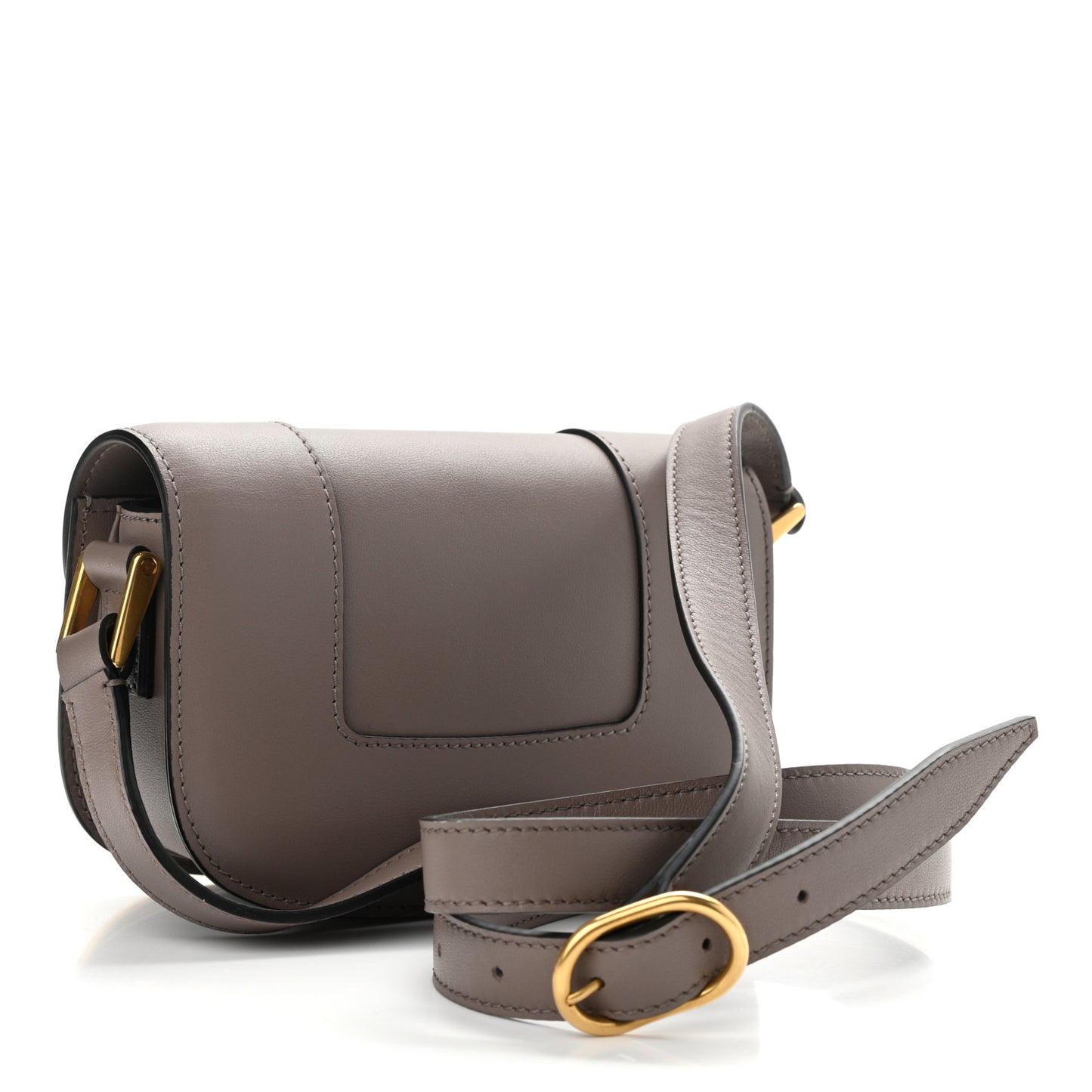 Calfskin Small Supervee Crossbody Bag Clay