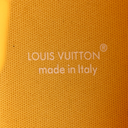 Louis Vuitton Damier Pop Grained Calfskin Mens LV Trainer Sneakers 8 Jaune Mat 7 of 9