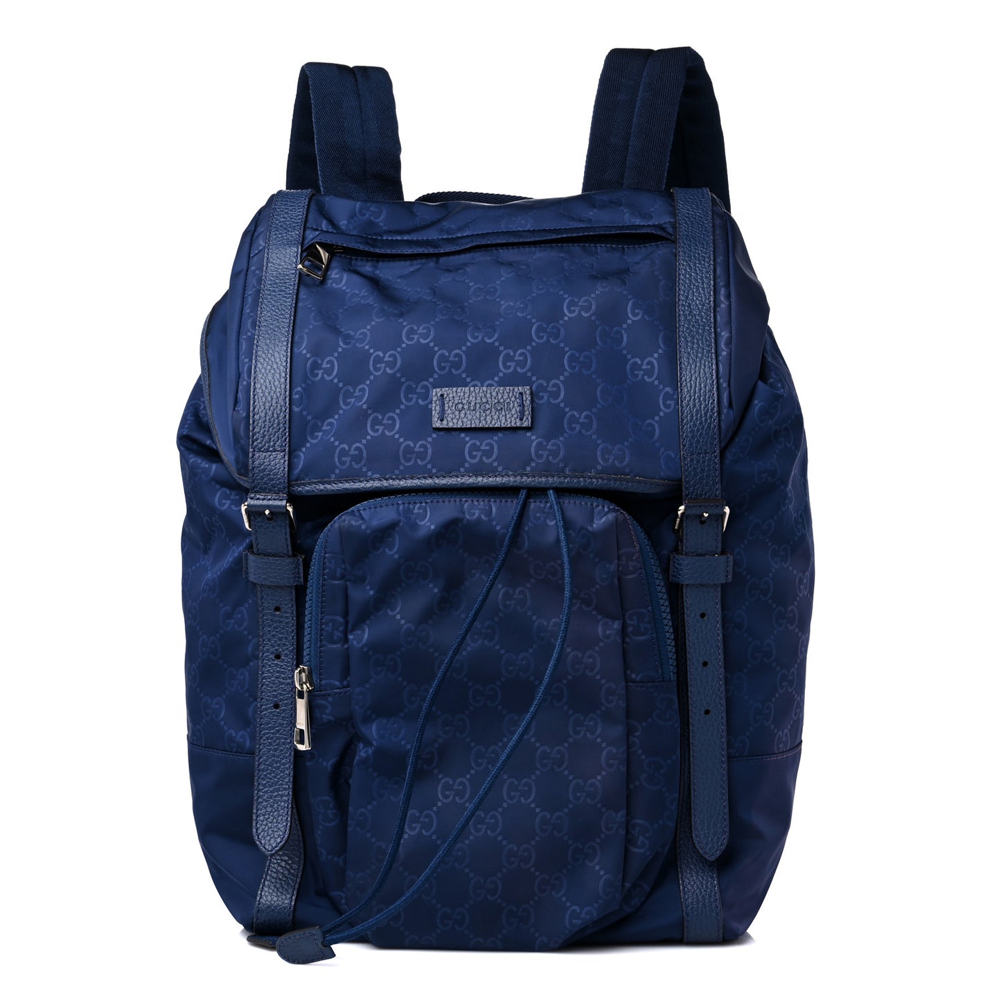 Nylon Monogram Medium Light Double Buckle Backpack Tide