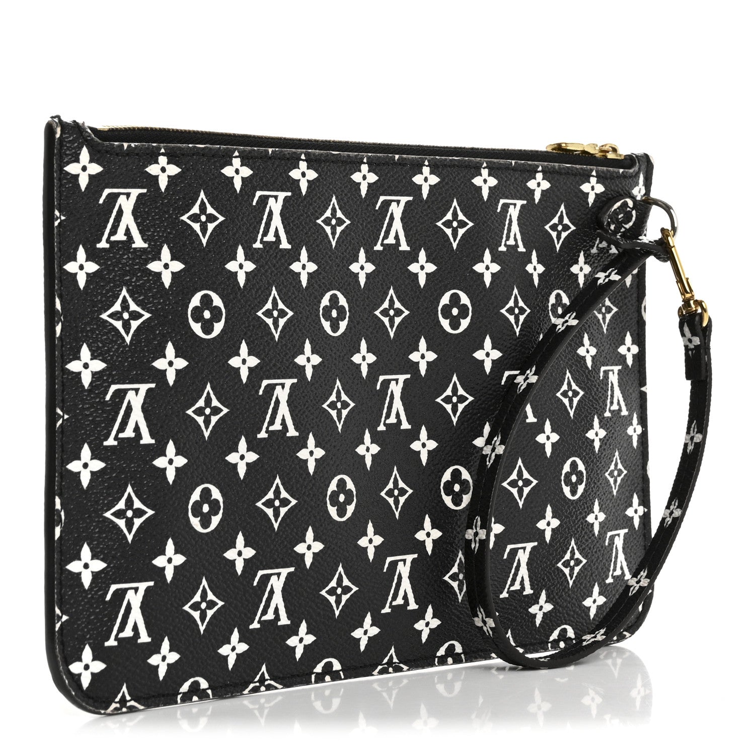 Louis Vuitton Monogram Giant Jungle Neverfull MM GM Pochette Black 3 of 13