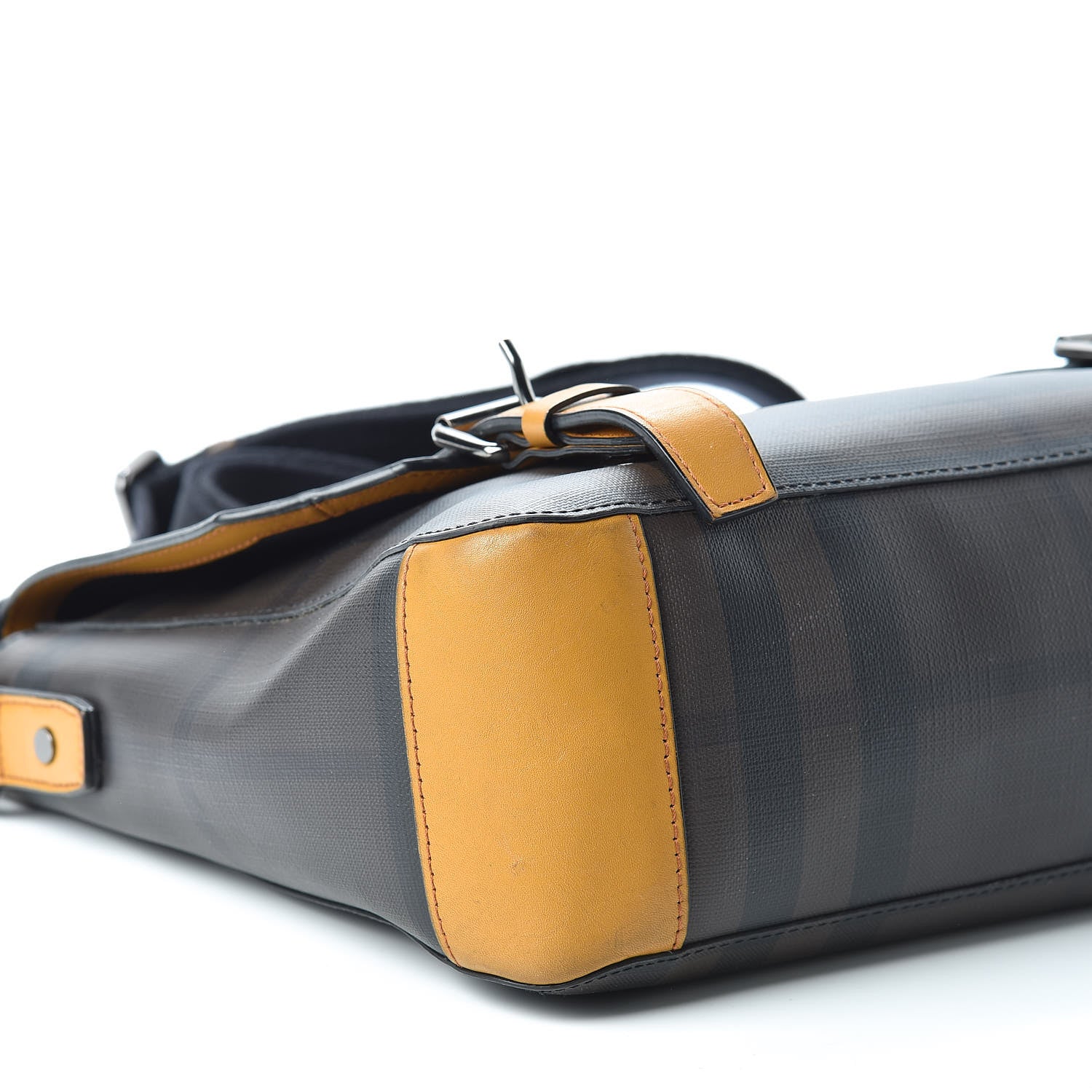 Burberry Smoked Check Medium Messenger Bag Brown 8 of 9