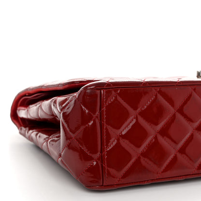 Chanel Patent Quilted Maxi Double Flap Red 9 of 10