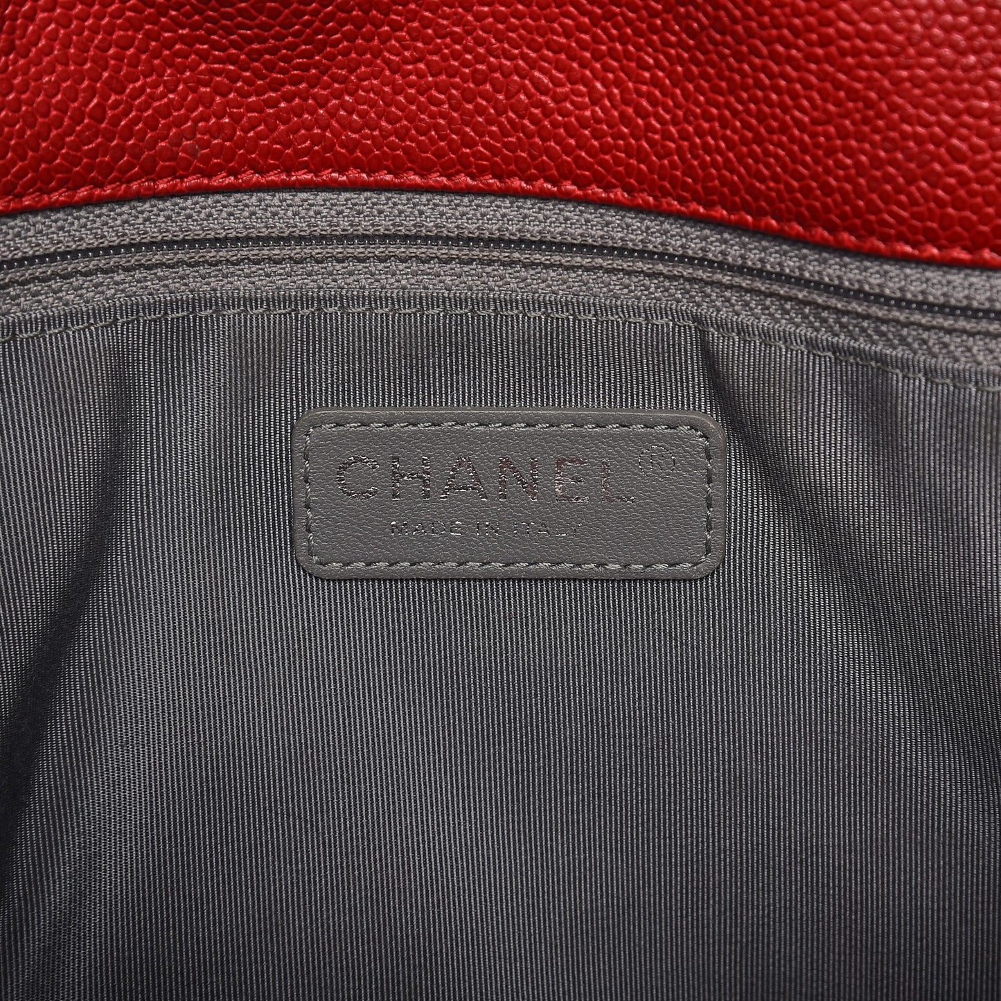 Caviar Large French Riviera Flap Red