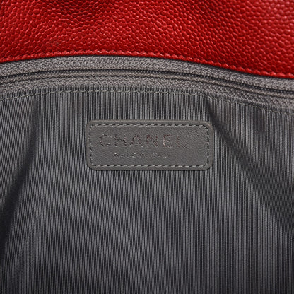 Chanel Caviar Large French Riviera Flap Red 6 of 11