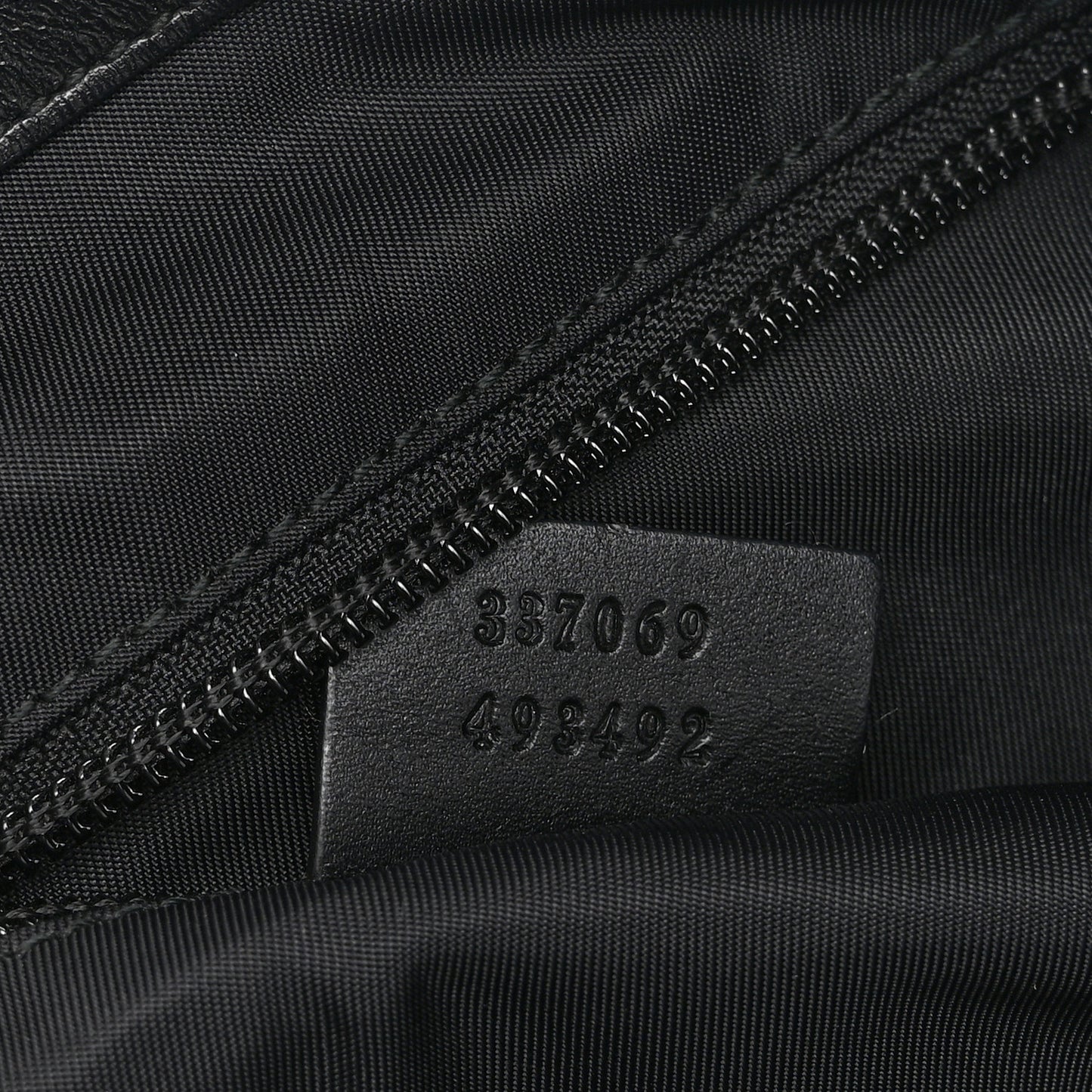 Techno Canvas Web Single Buckle Tote Black